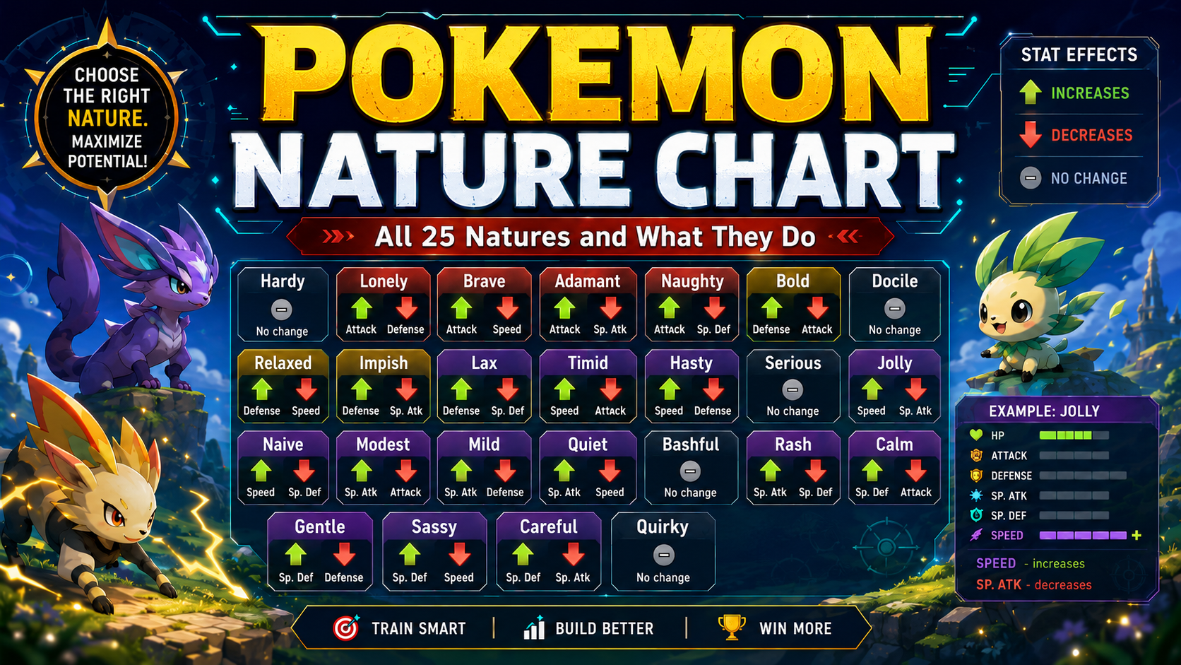 เจาะลึกระบบ Nature ใน Pokémon เลือกนิสัยอย่างไรให้ทีมเก่งระดับโปร